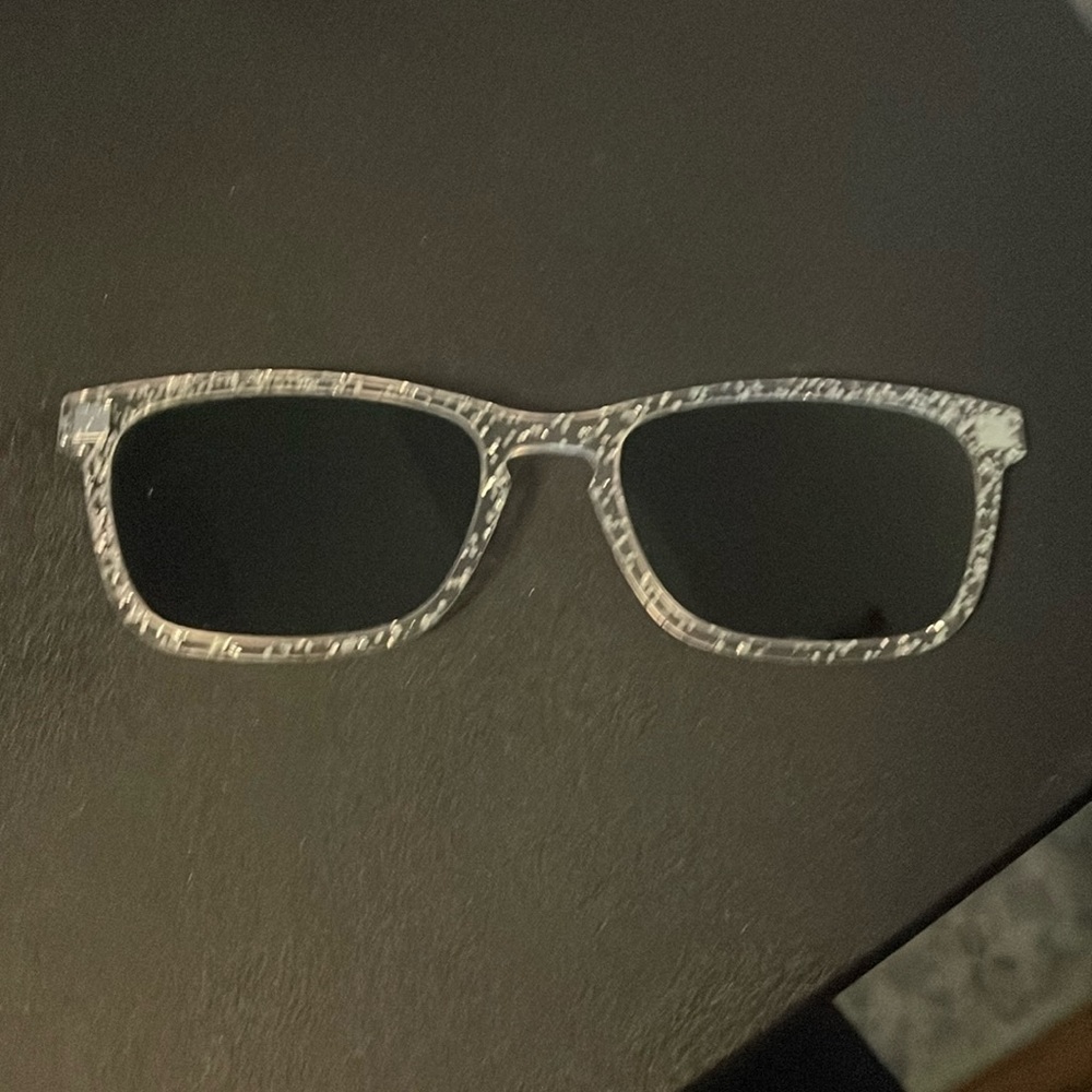 Pair eyewear sunglasses glitter clear toppers EUC for the Casper style